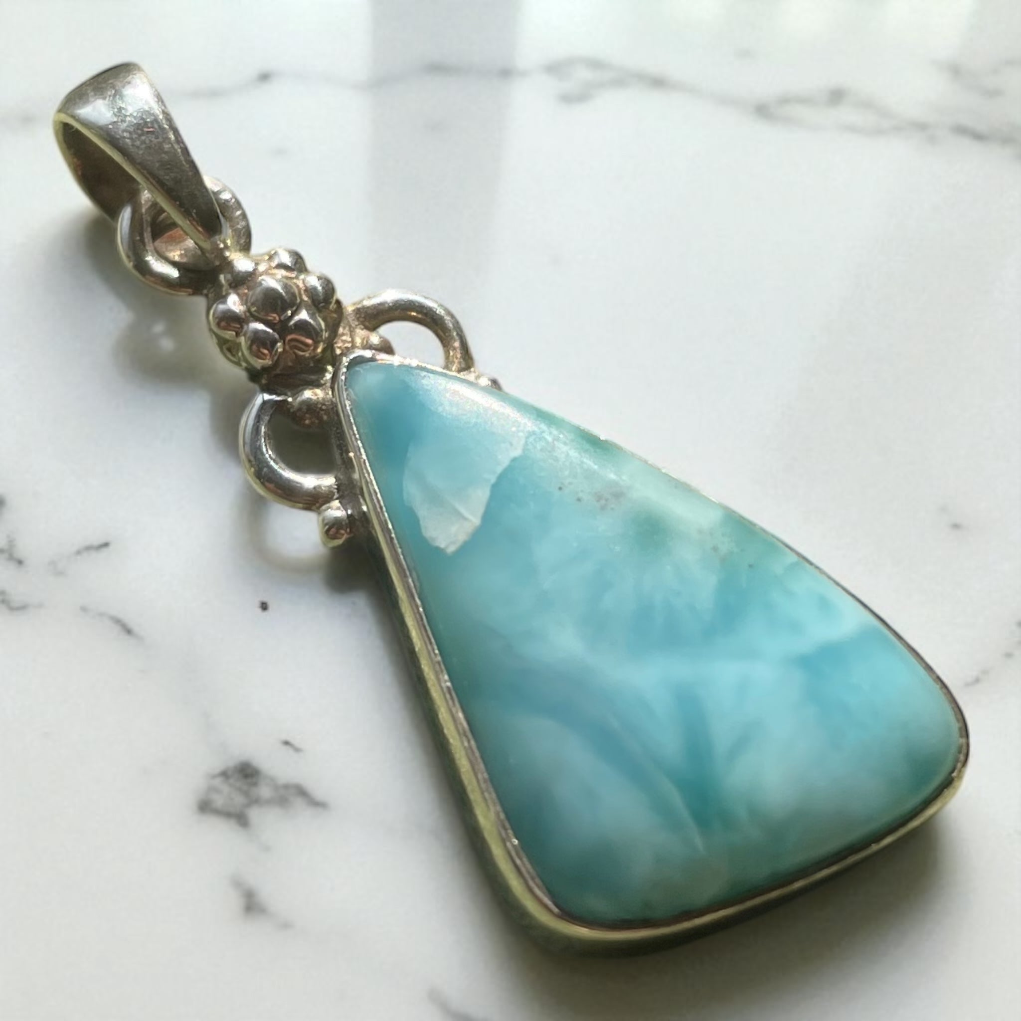 Colgante de Larimar Plata 925 - Ocealis