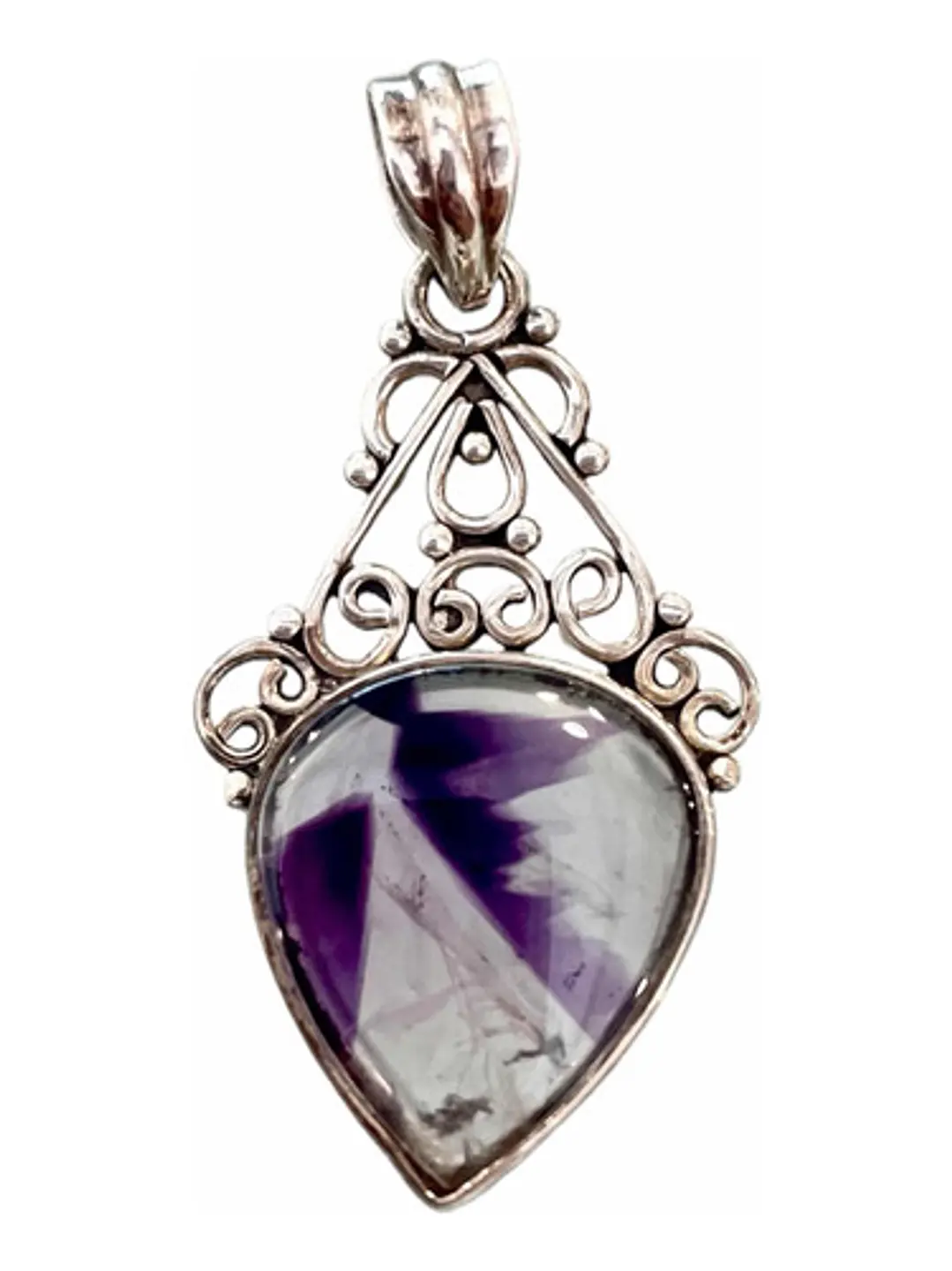 Colgante De Auralita Mineral 23 En Plata - Joyas Velardi