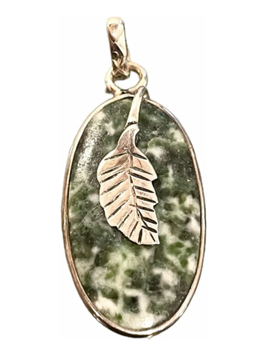 Colgante De Dioptasa En Plata - Joyas Velardi