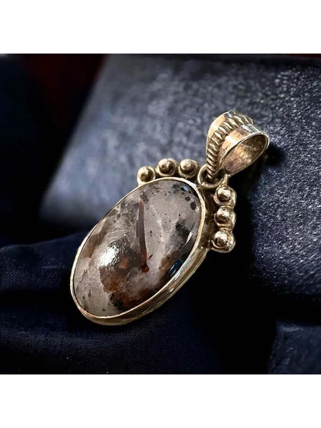 Colgante De Astrofilita De Rusia En Plata - Joyas Velardi