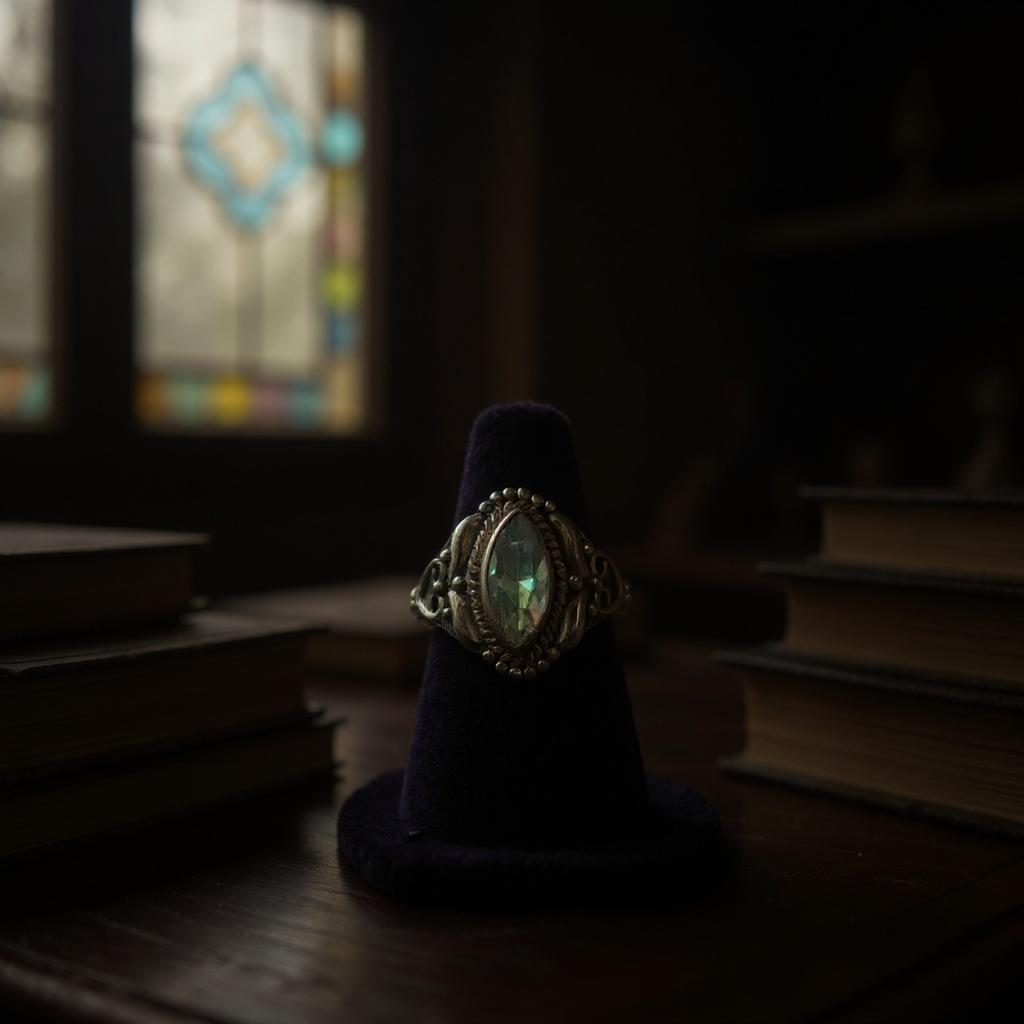 Anillo Lilith – Plata 925 & Topacio Místico - Joyas Velardi