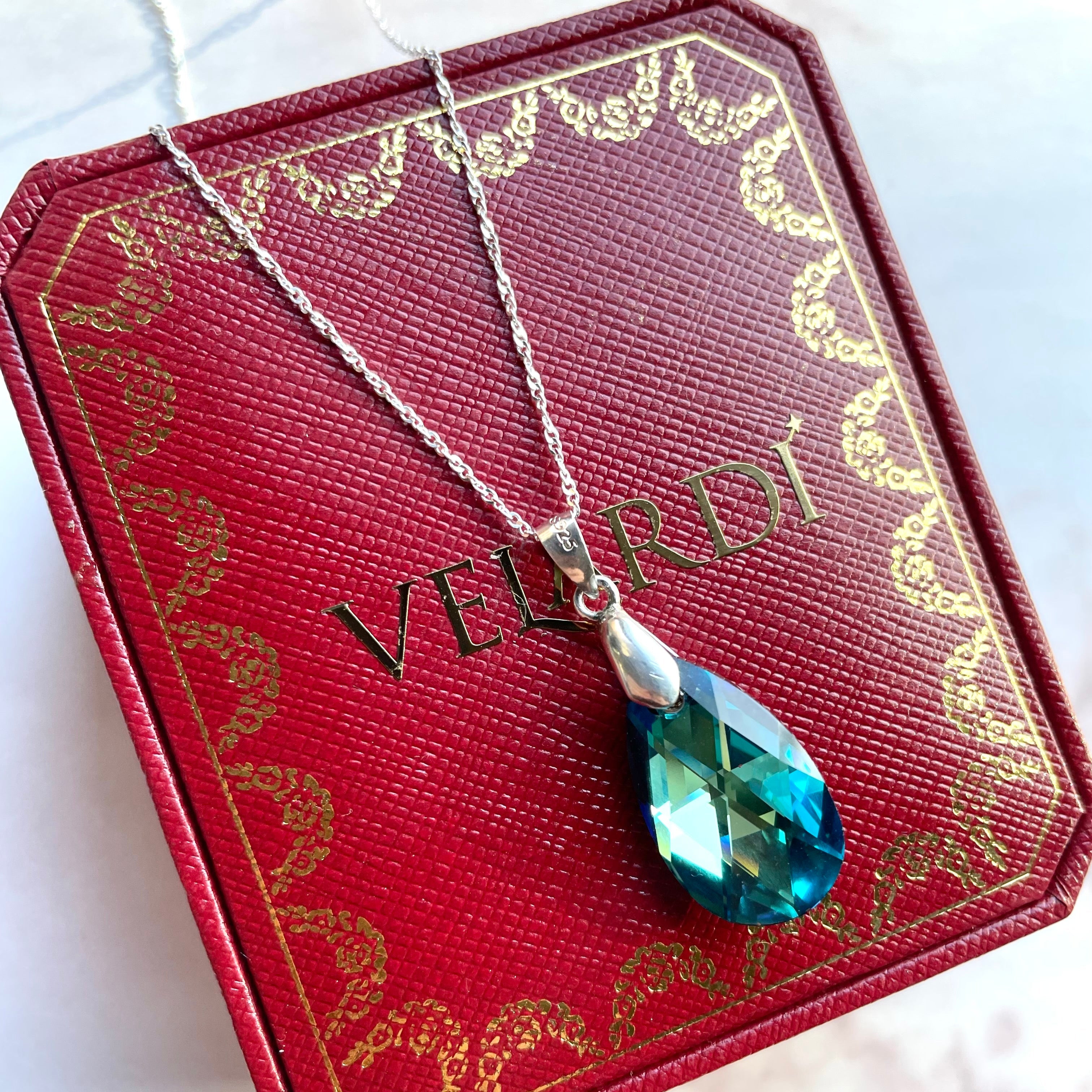 Collar Annelie - Cristal Austriaco y Plata - Joyas Velardi