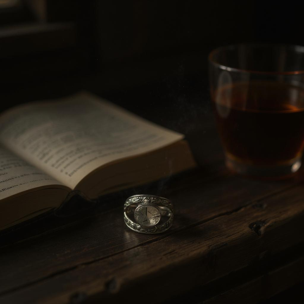 Anillo Akaris - Turmalina negra en cuarzo Plata 925