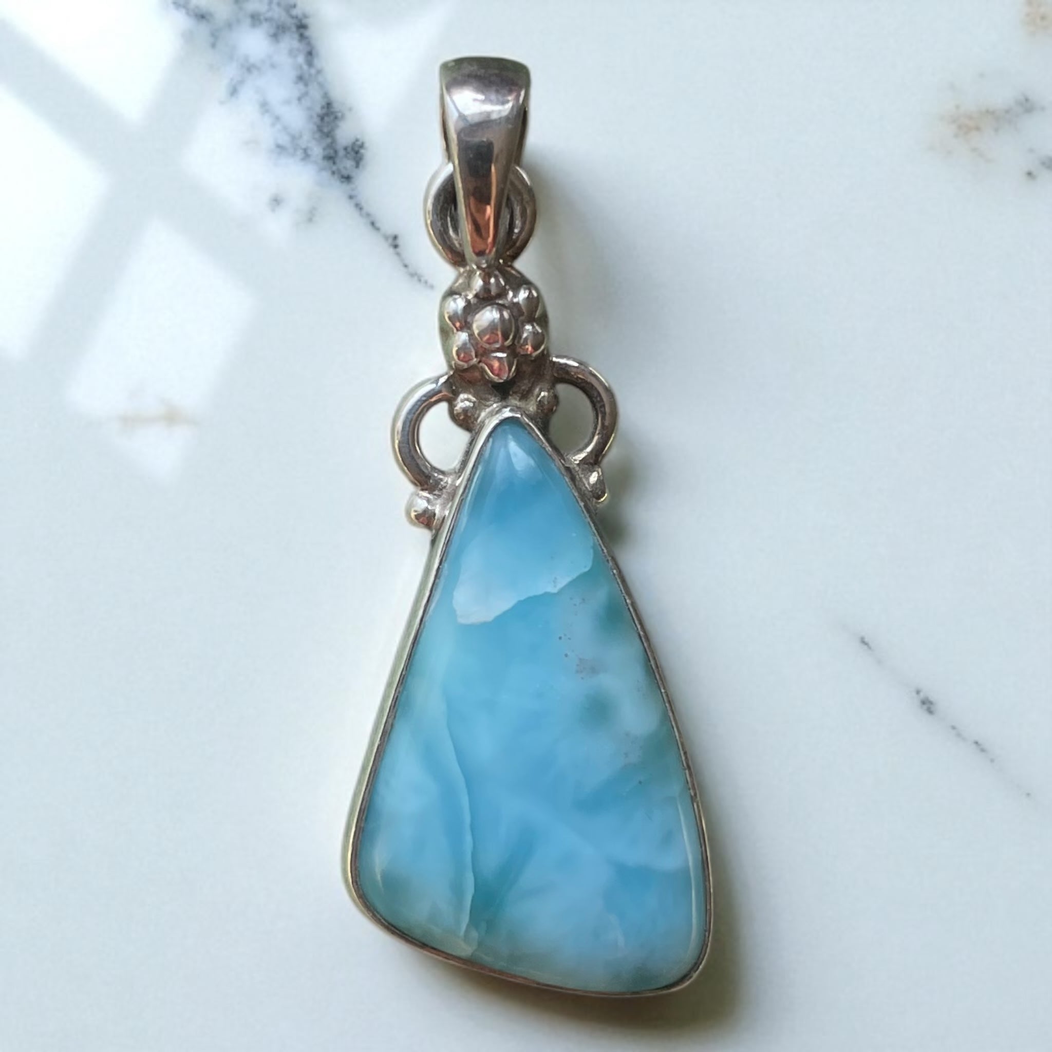 Colgante de Larimar Plata 925 - Ocealis