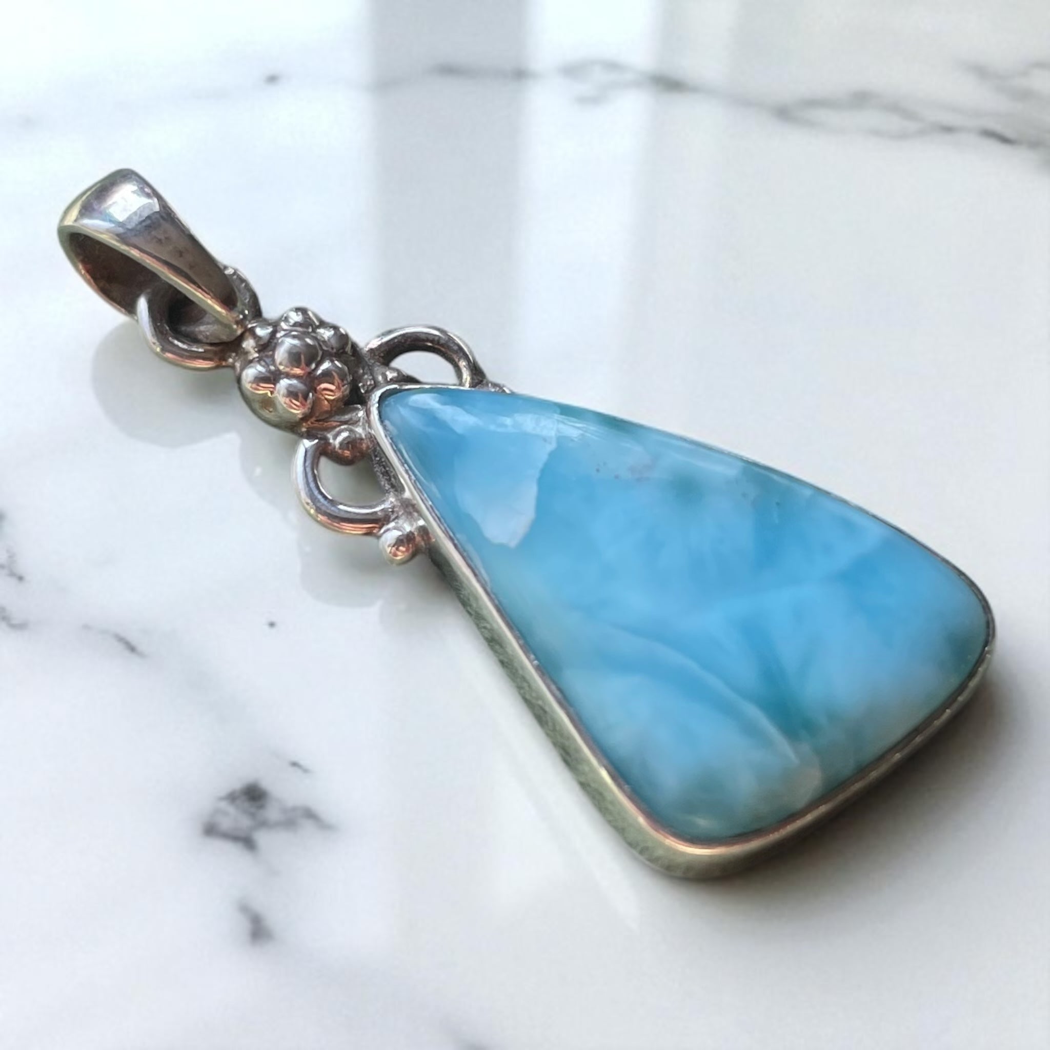 Colgante de Larimar Plata 925 - Ocealis