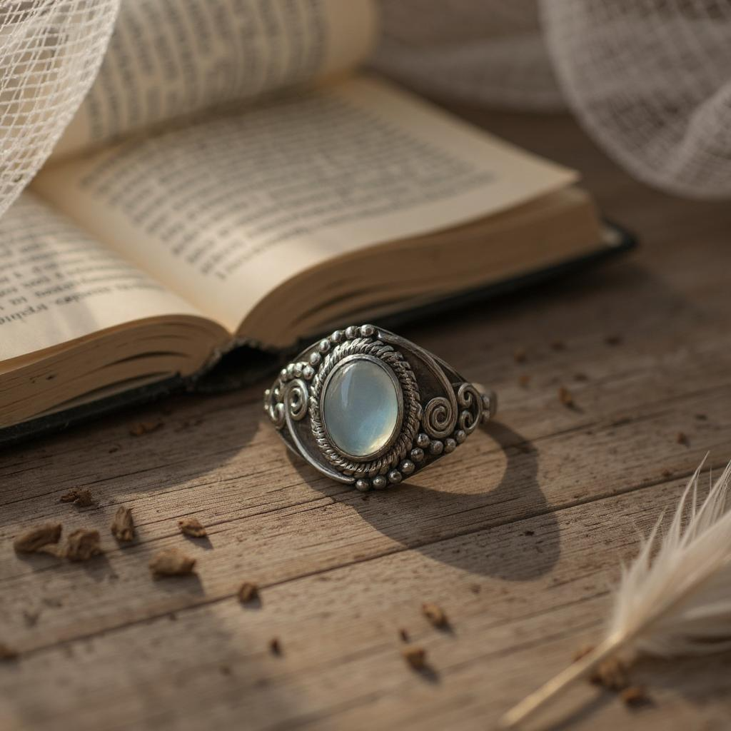 Anillo Ankara - Calcedonia de Turkia y Plata 925