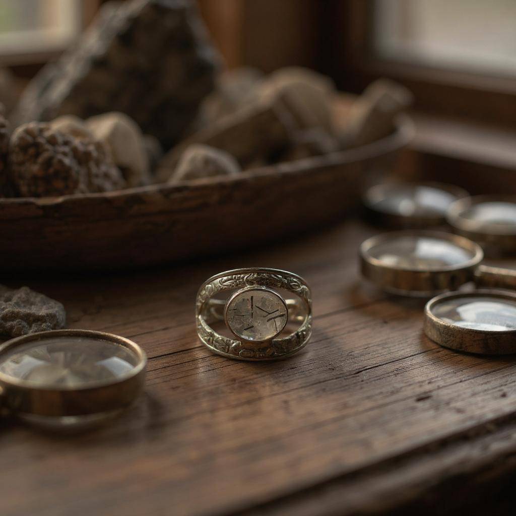 Anillo Akaris - Turmalina negra en cuarzo Plata 925