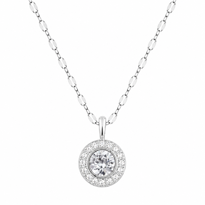 Collar punto de luz Halo cristal - Edicion Limitada