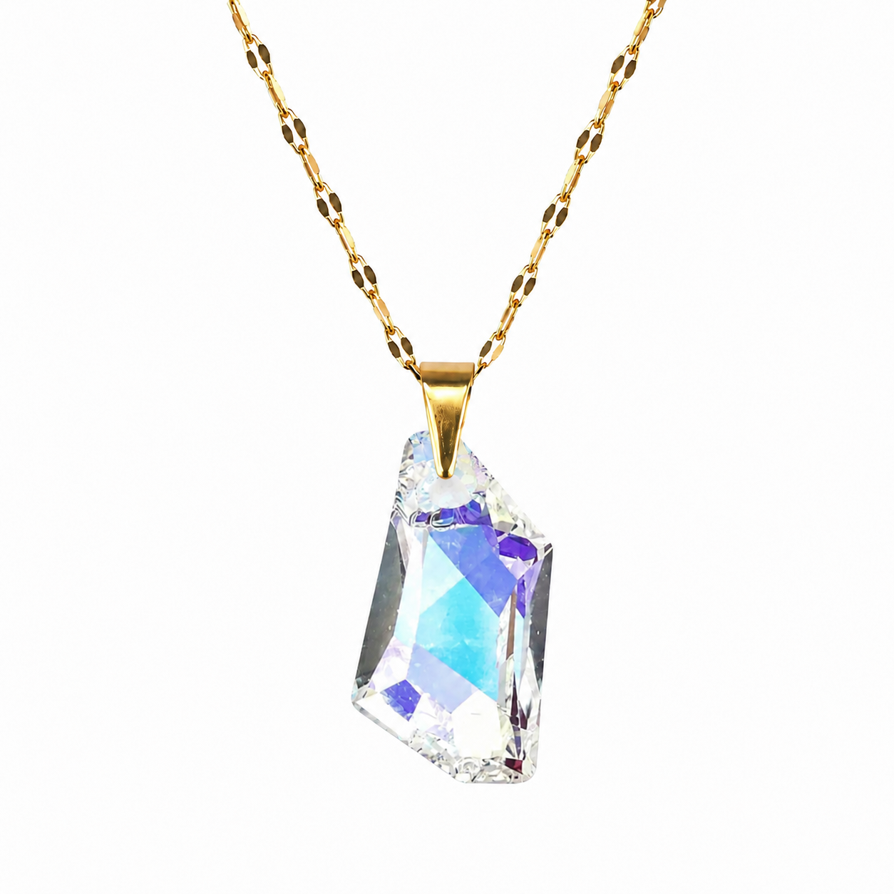 Collar D-Art Cristal Grand enchapado en oro 18k