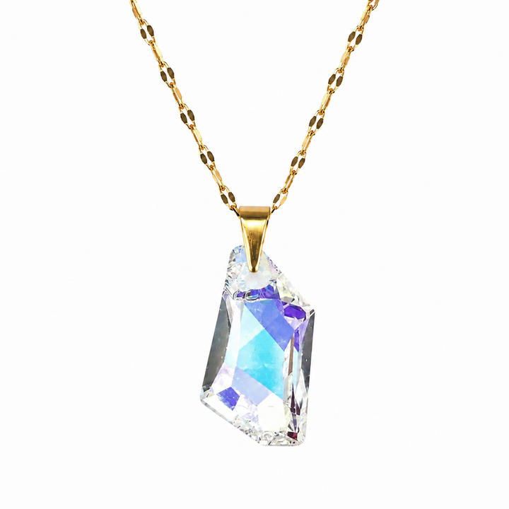 Collar D-Art Cristal Grand enchapado en oro 18k