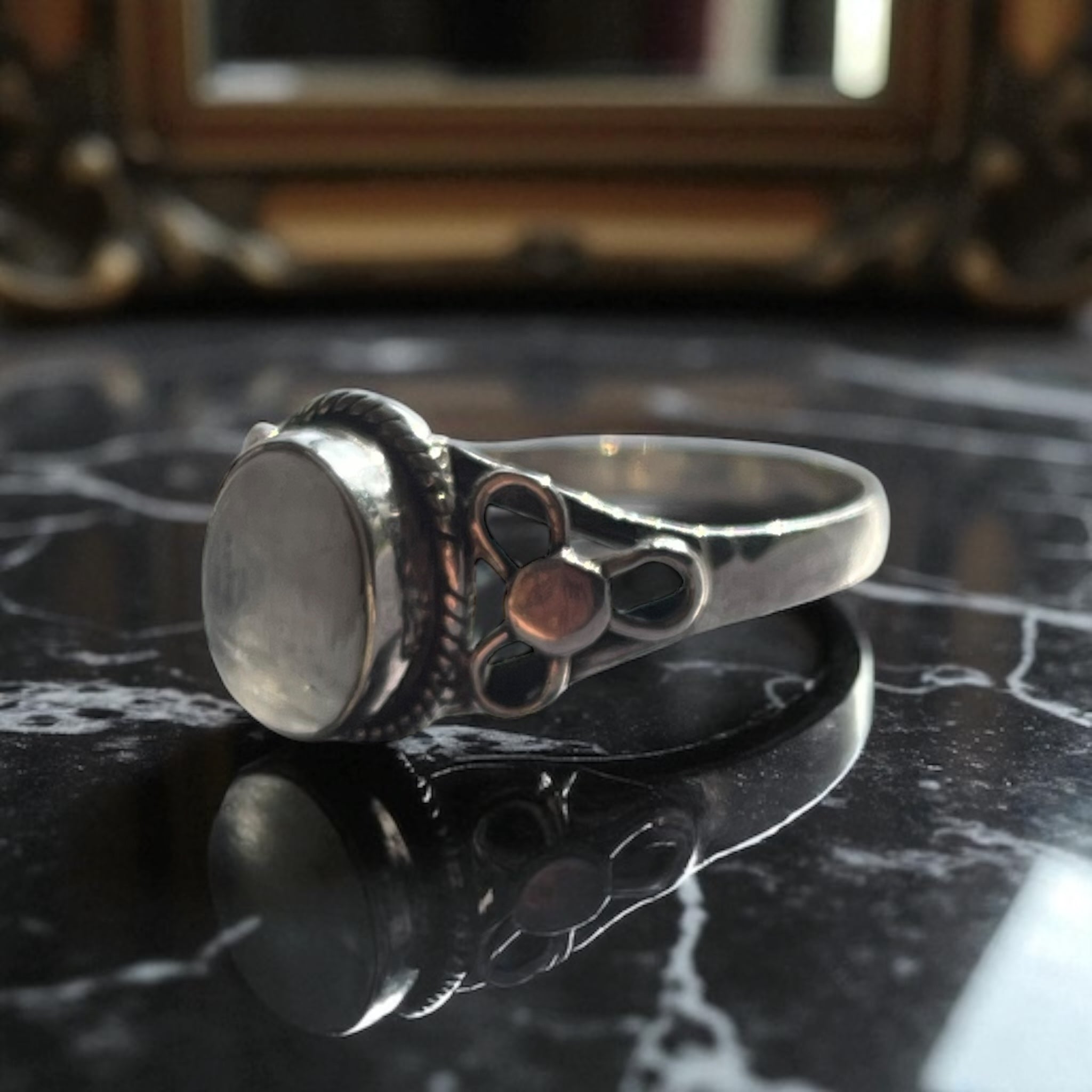 Anillo Cuarzo Blanco Plata 925 - Alariel