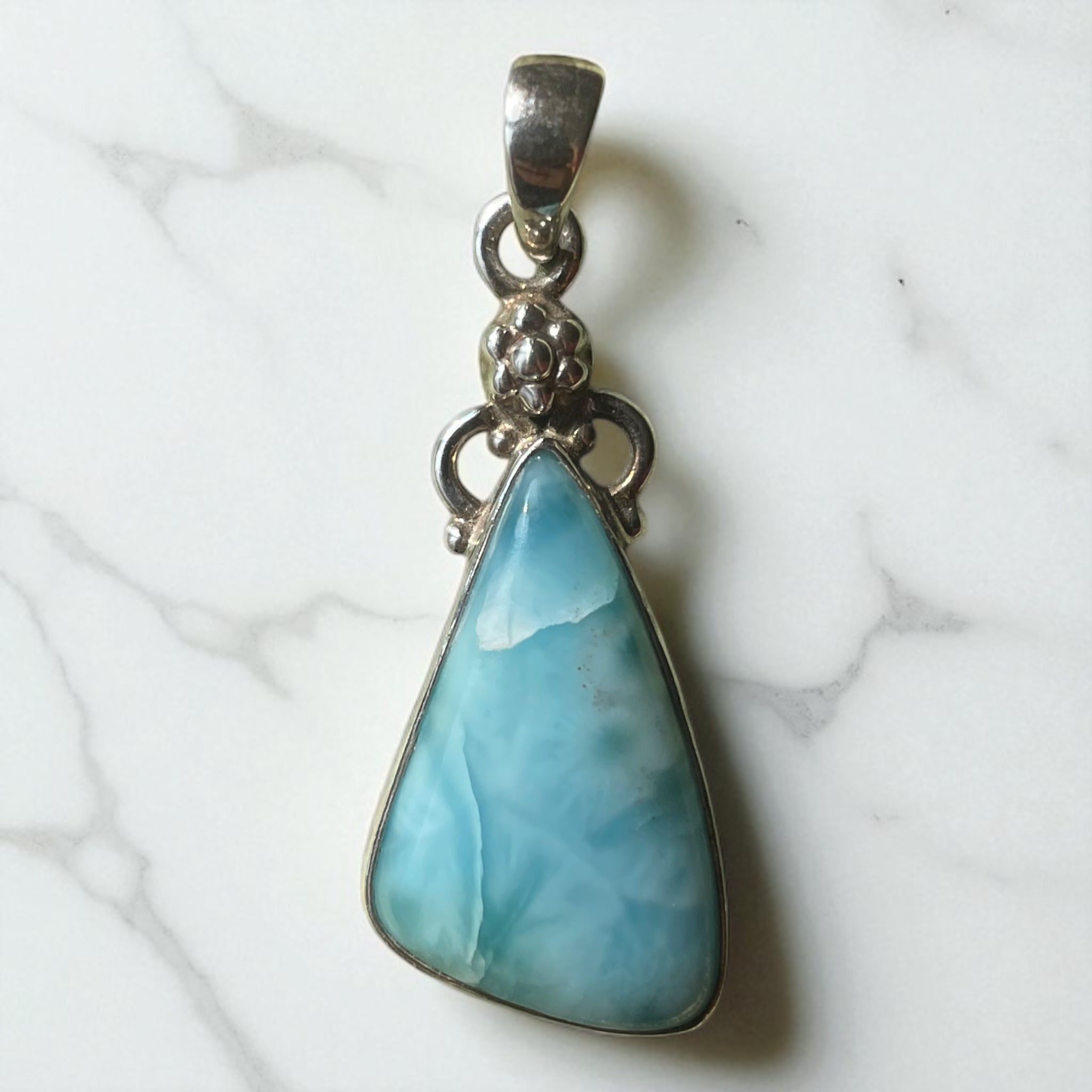 Colgante de Larimar Plata 925 - Ocealis