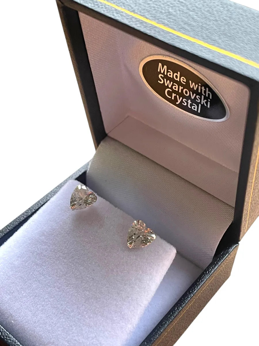 Aros Punto de Luz Corazon Plata 925