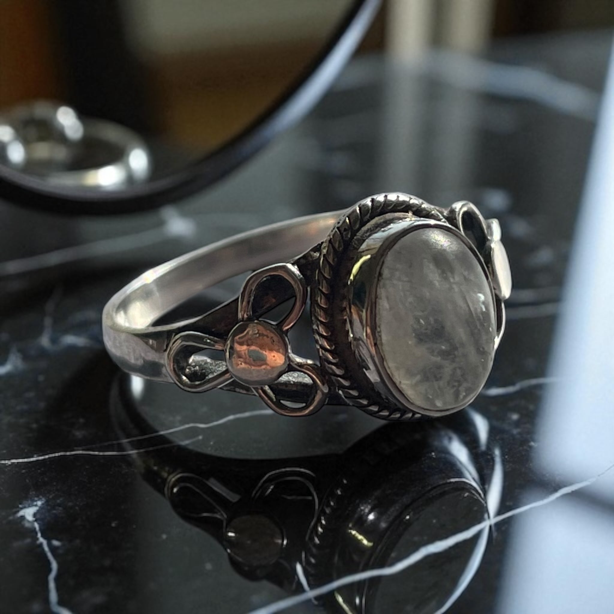 Anillo Cuarzo Blanco Plata 925 - Alariel