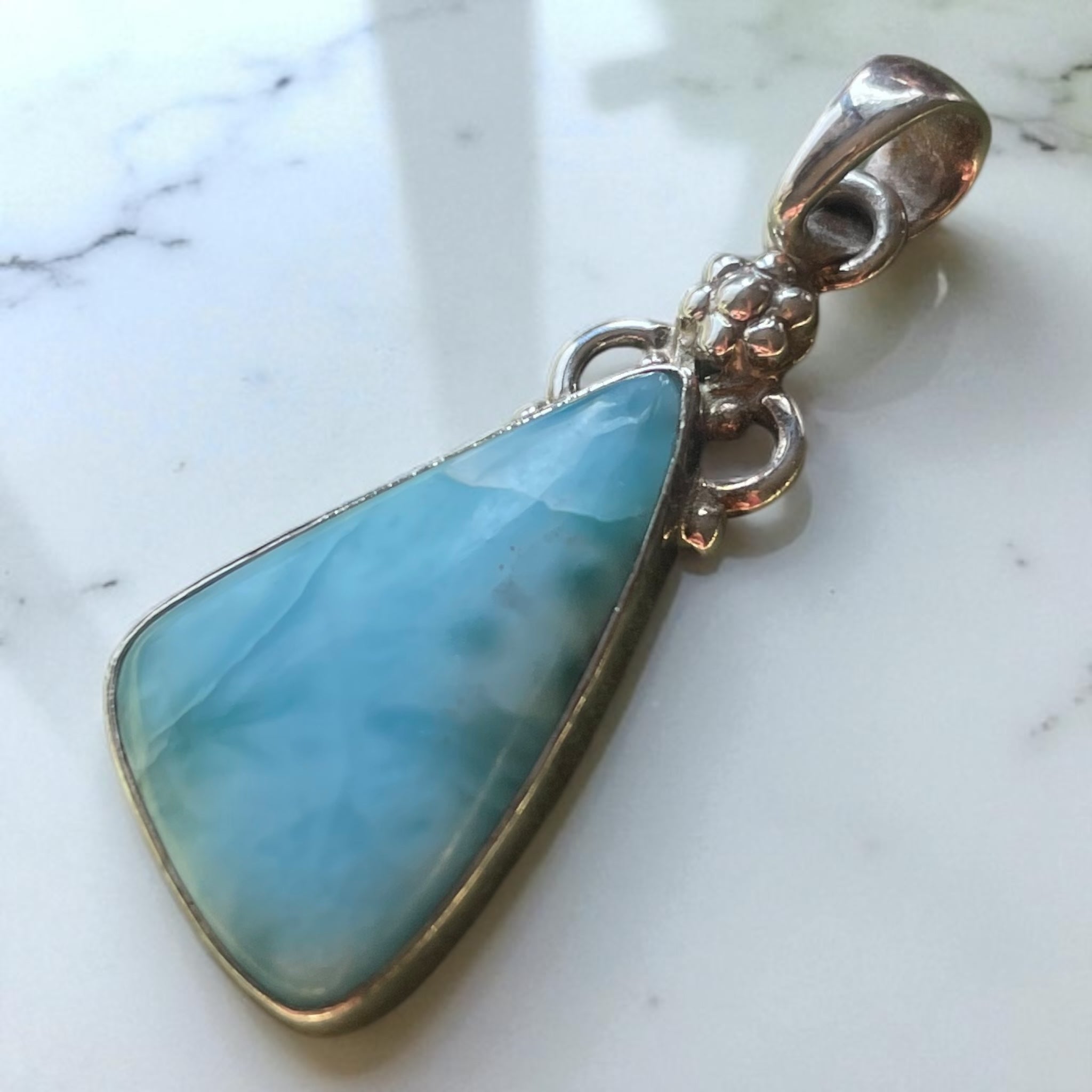 Colgante de Larimar Plata 925 - Ocealis