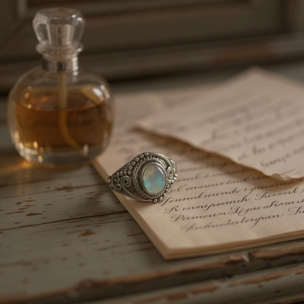 Anillo Ankara - Calcedonia de Turkia y Plata 925