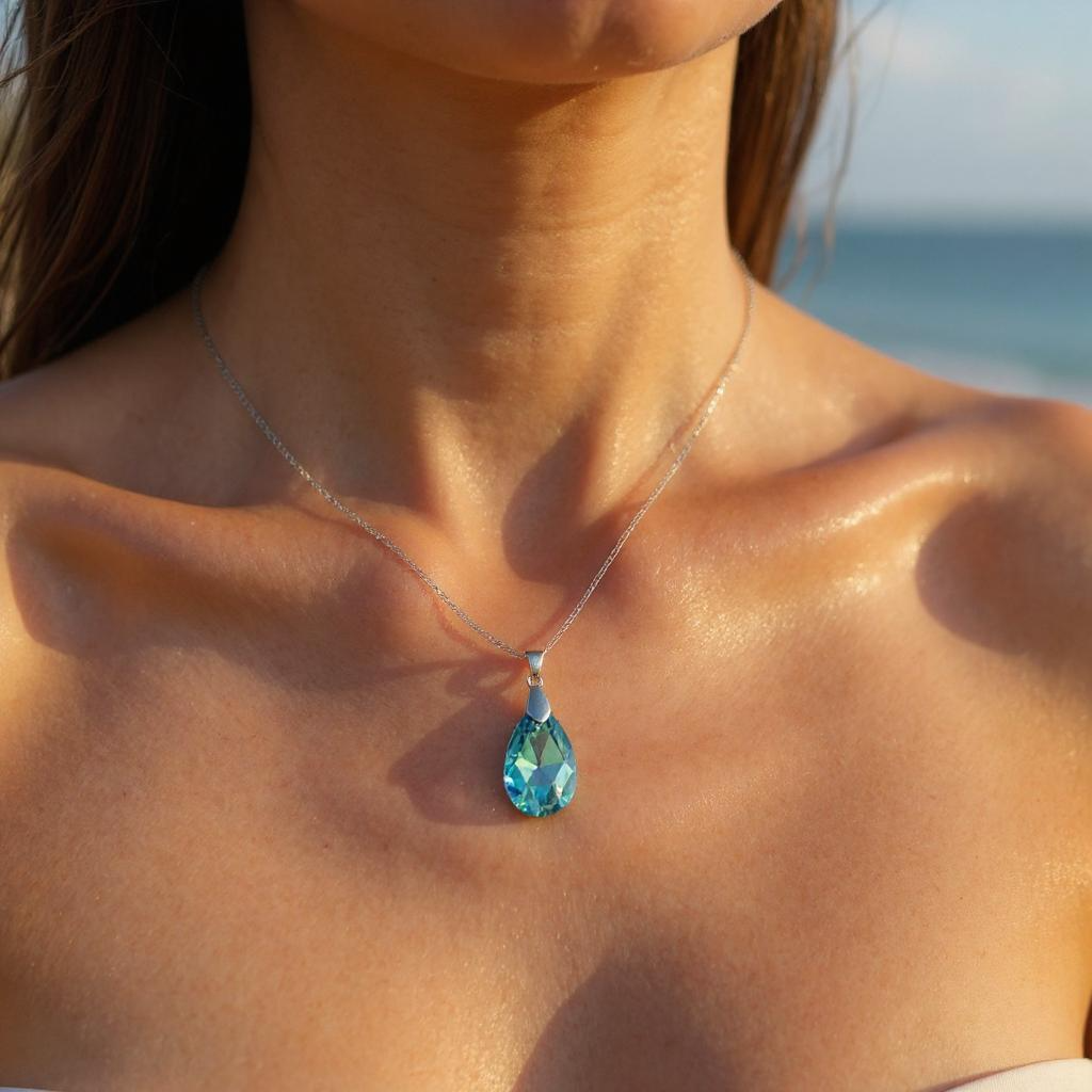 Collar Annelie - Cristal Austriaco y Plata - Joyas Velardi