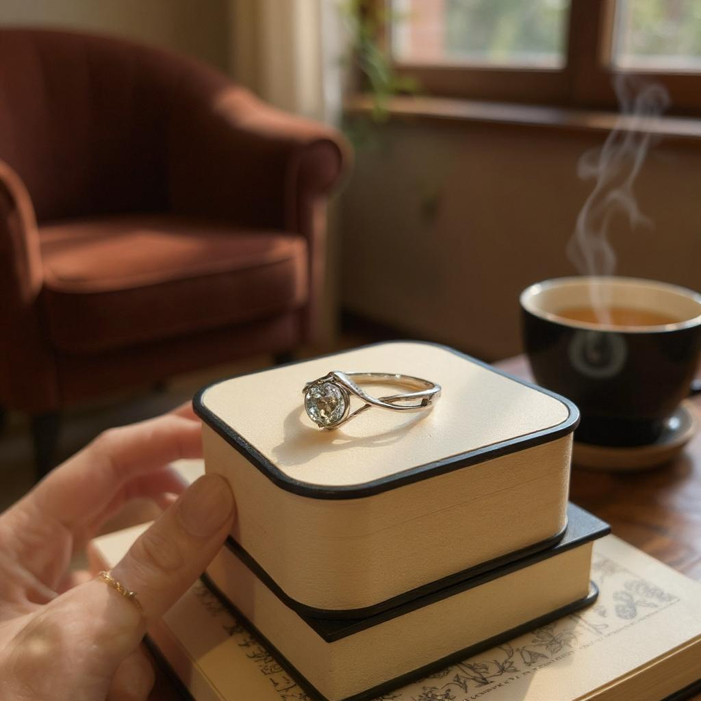 Anillo Elowen – Prasiolita Natural en Plata 925 - Joyas Velardi