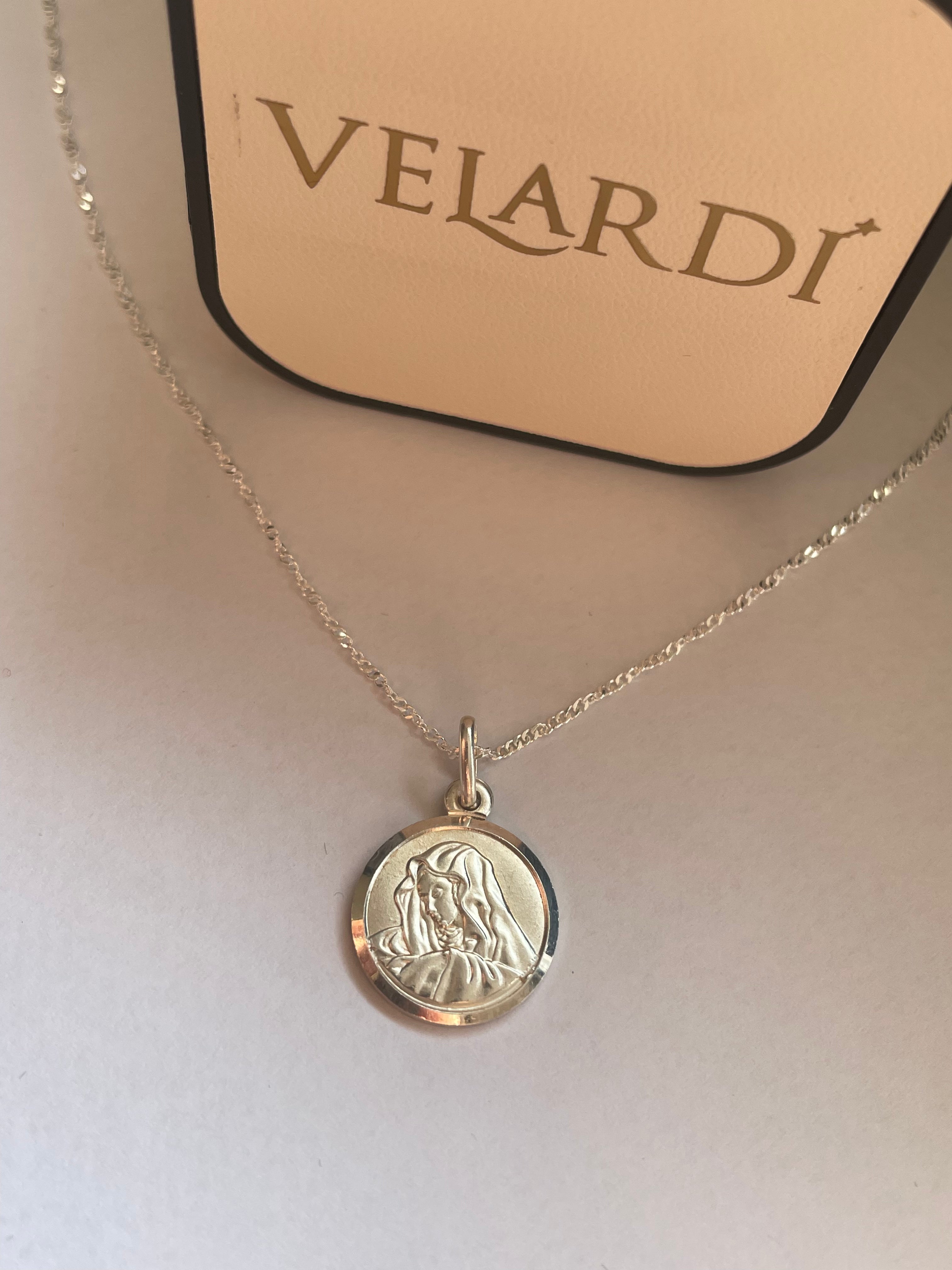 Medalla Virgen Maria Plata 925