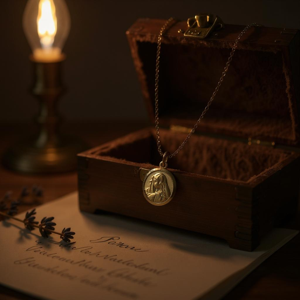 Medalla Virgen Maria Plata 925