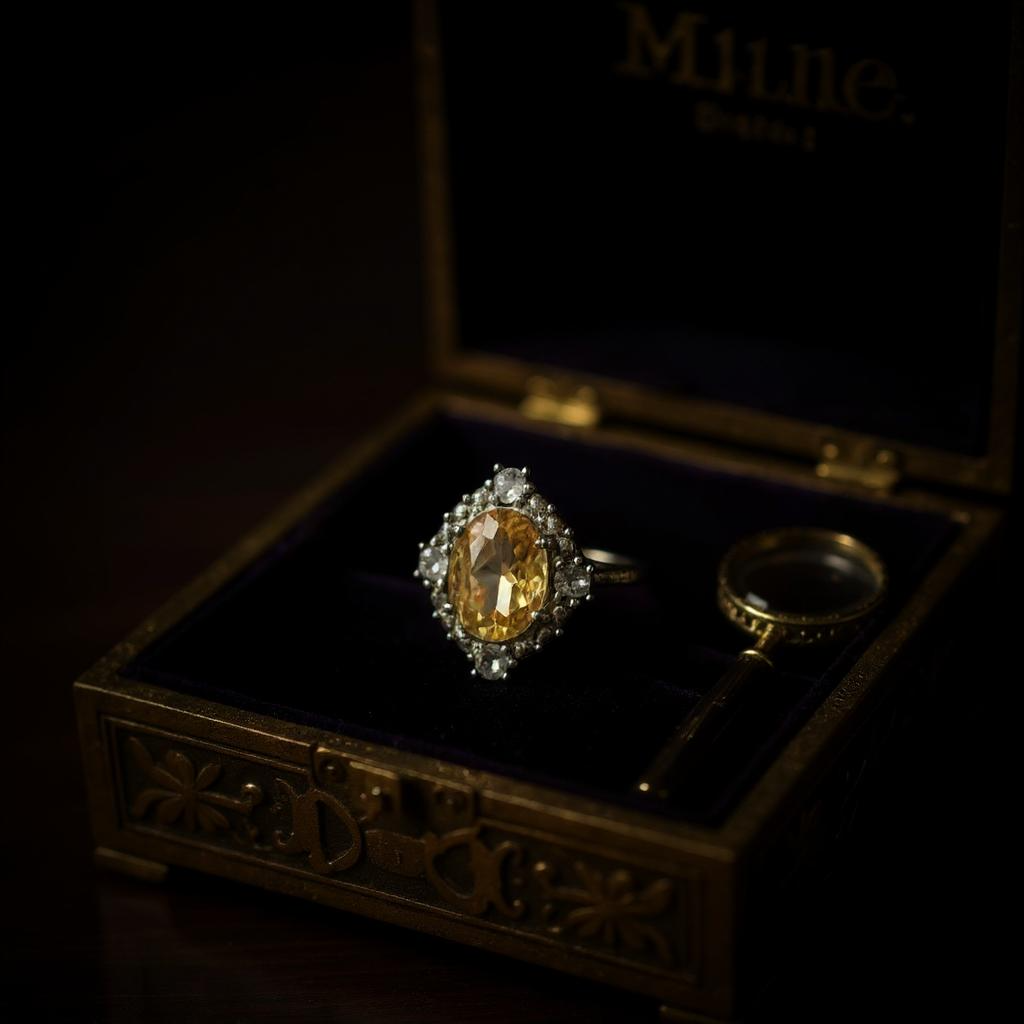 Anillo Thorin - Citrino y Aguamarina Plata 925