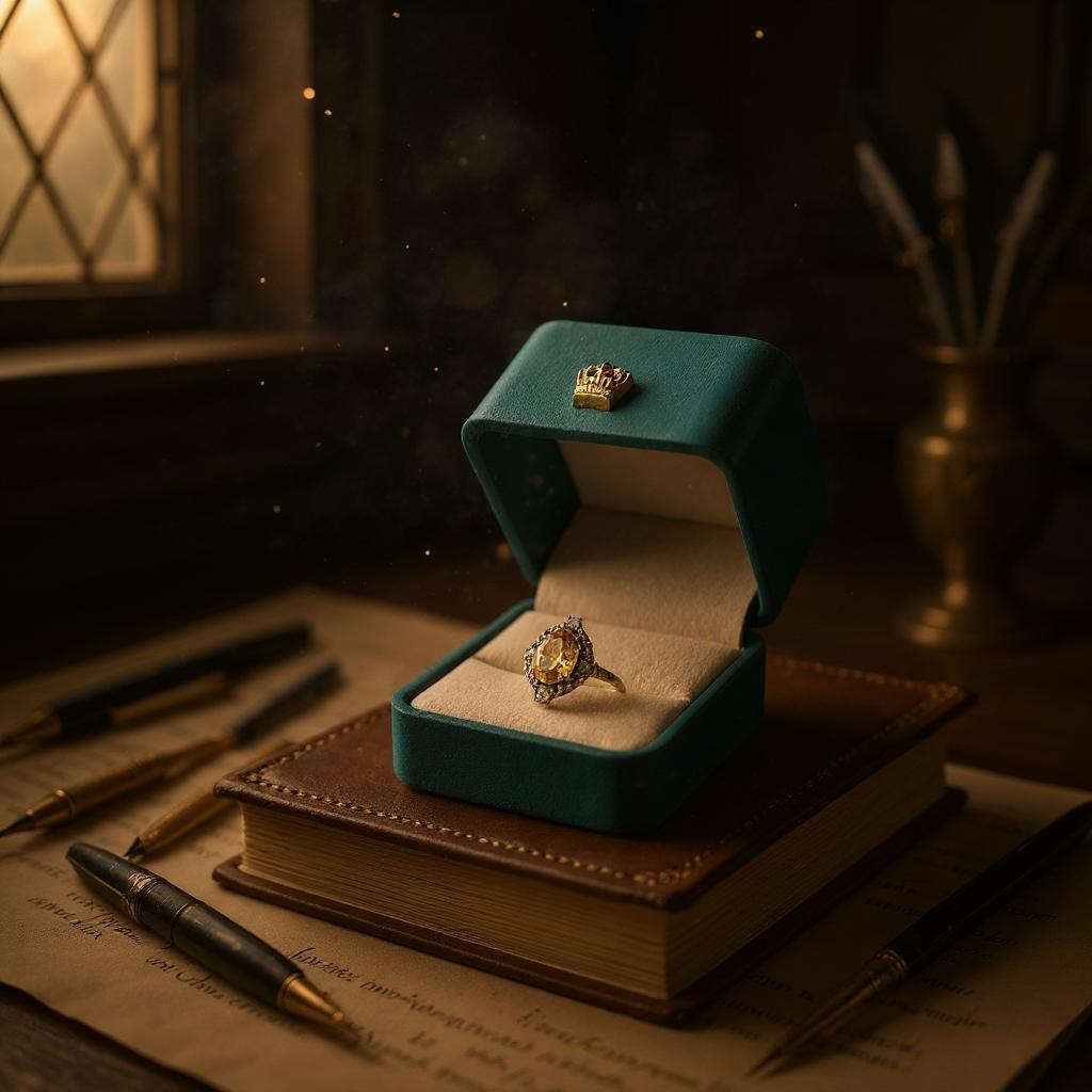 Anillo Thorin - Citrino y Aguamarina Plata 925