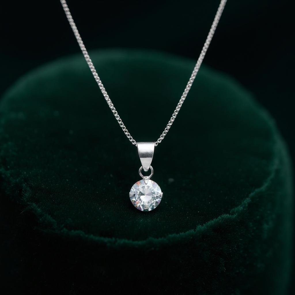 Collar punto de Luz Clair de Lune Circon Plata 925