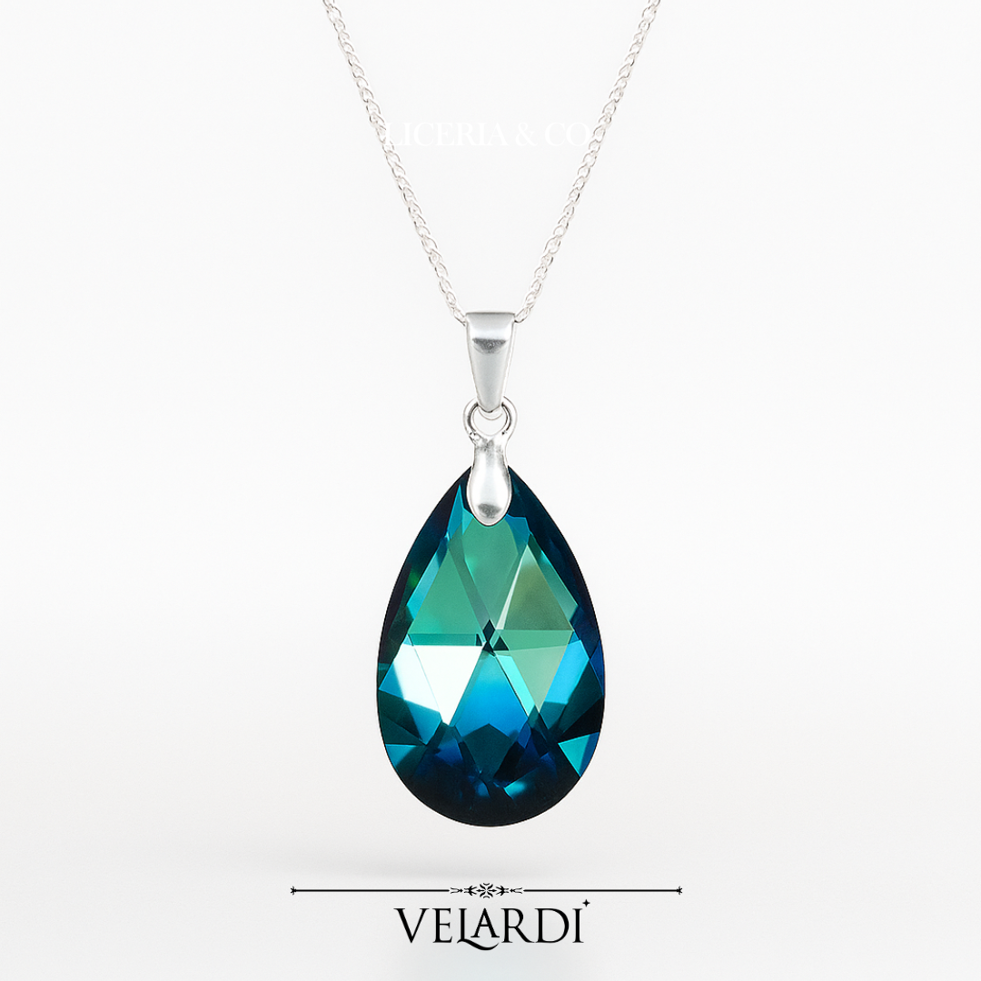 Collar Annelie - Cristal Austriaco y Plata - Joyas Velardi