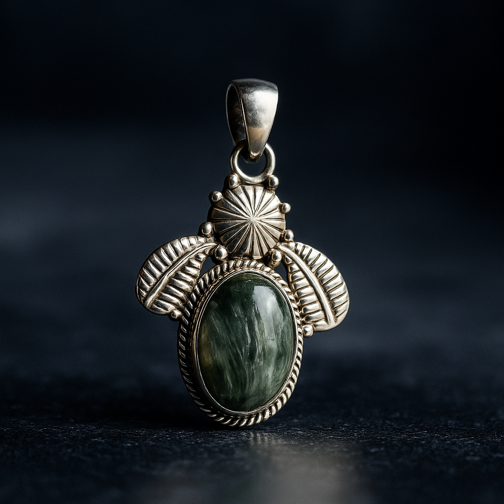 colgante de serafinita