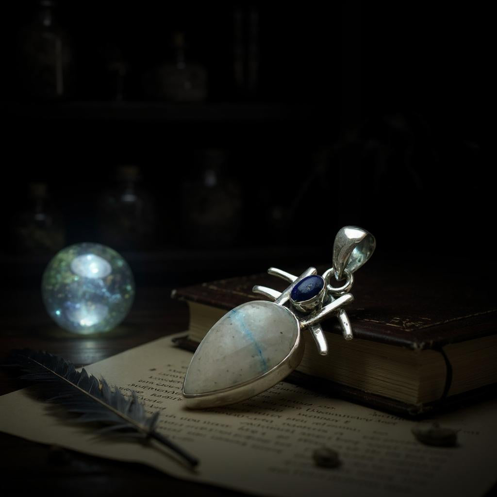 Colgante de Canvasita y Lapislazuli de Afganistan - Joyas Velardi