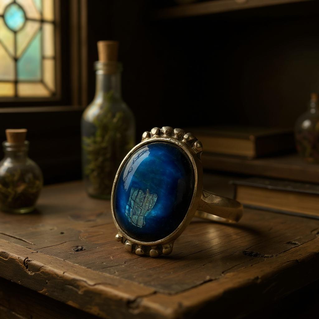 Anillo Labradorita Azul De Madagascar Plata 925 - Joyas Velardi