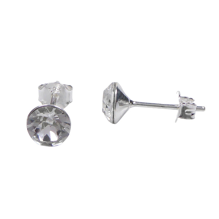 Aros Punto de Luz Swarovski Crystals Plata Italiana 925