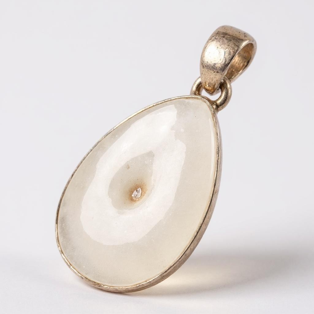 Colgante de Curazo Solar Gota Grande Plata 925 - Joyas Velardi